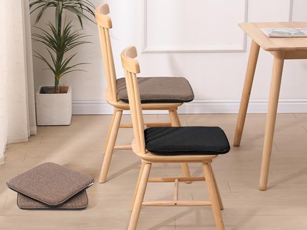 RACE LEAF 2er Set 40,5x40,5 cm Memory Foam Slow Rebound Sitzkissen Indoor Household Sitzkissen Wasse