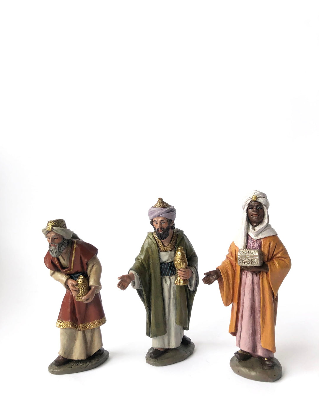 Triciclo Editores Gruppe von Hirten und Herde | Krippenfiguren | Serie 11 cm | entworfen von José Lu