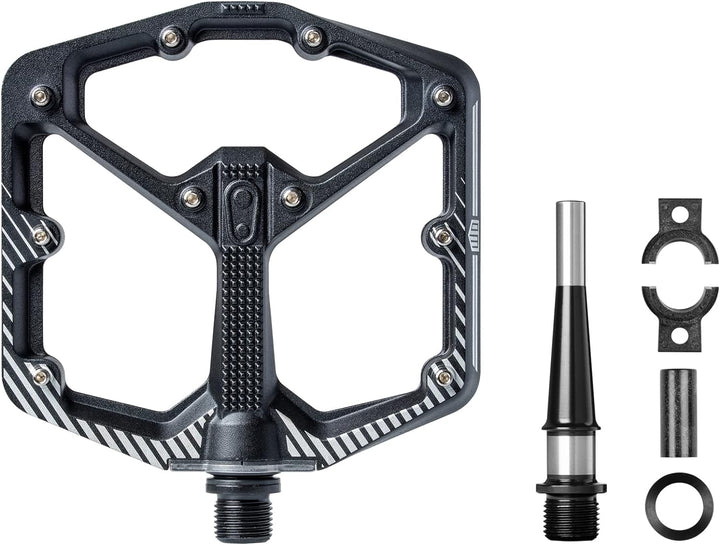 Crankbrothers Stamp Flat BMX/MTB Fahrradpedal – Plattform-Fahrradpedal, minimales Profil, Verstellba