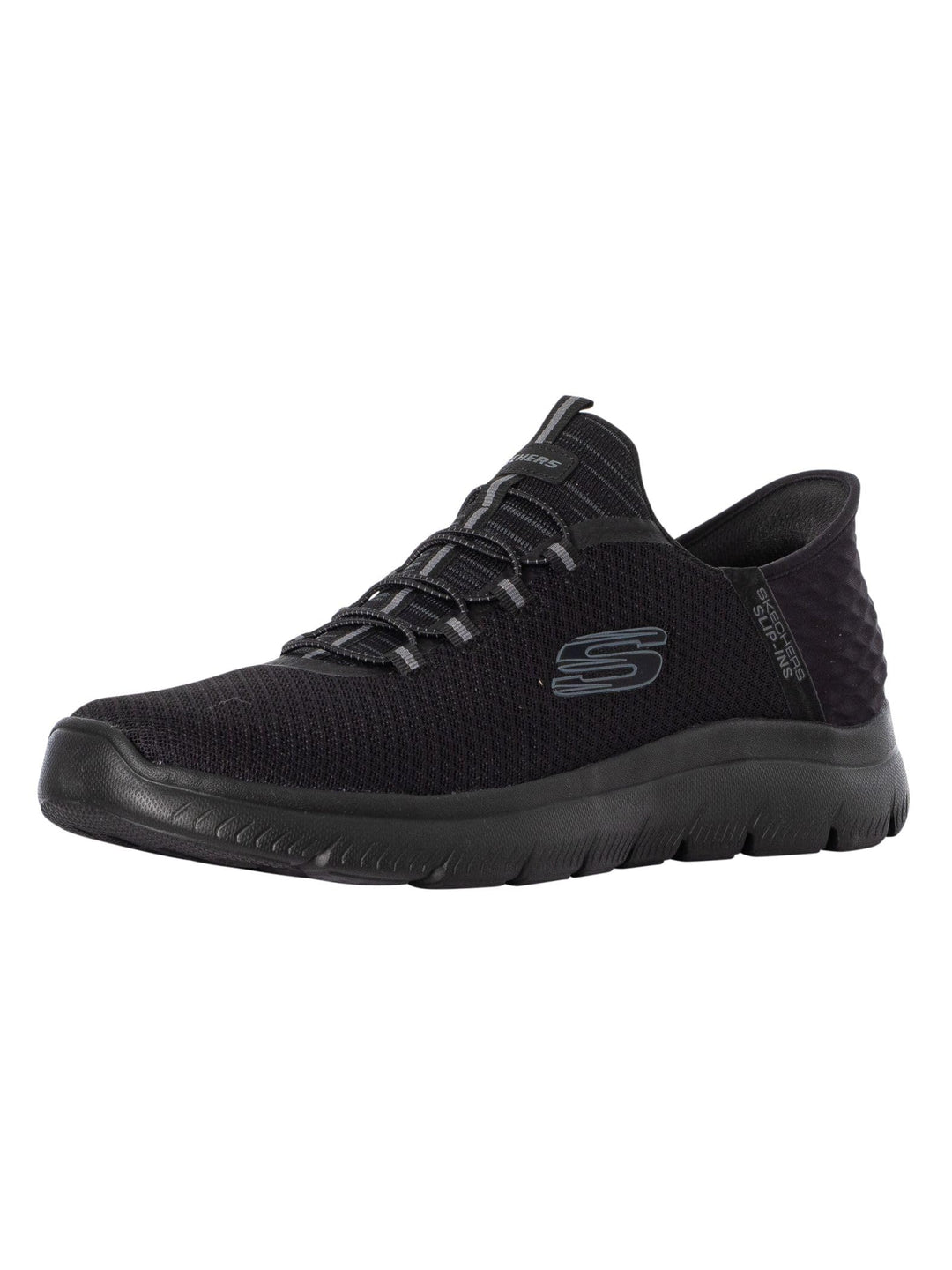 Skechers Herren Summits High Range Sneakers 39 EU Weit Black Mesh Trim, 39 EU Weit Black Mesh Trim
