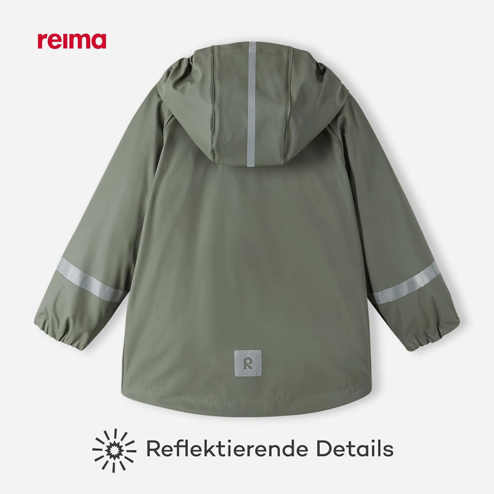 Reima - Lampi Regenjacke für Kinder Wasserdicht - Jacke für Jungen und Mädchen, Reissverschluss vorn