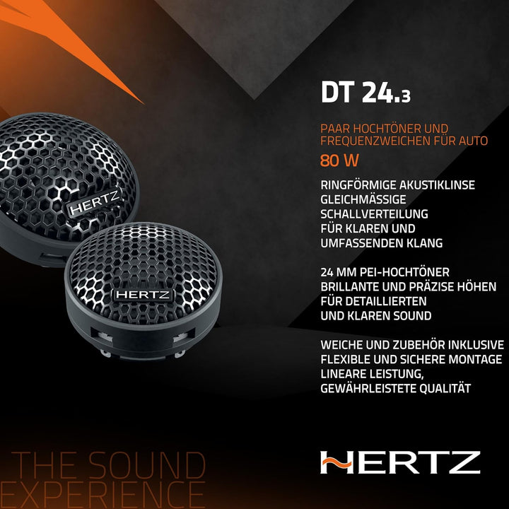 Hertz Dieci DT-24.3 Höchtöner mit Frequenzweichen