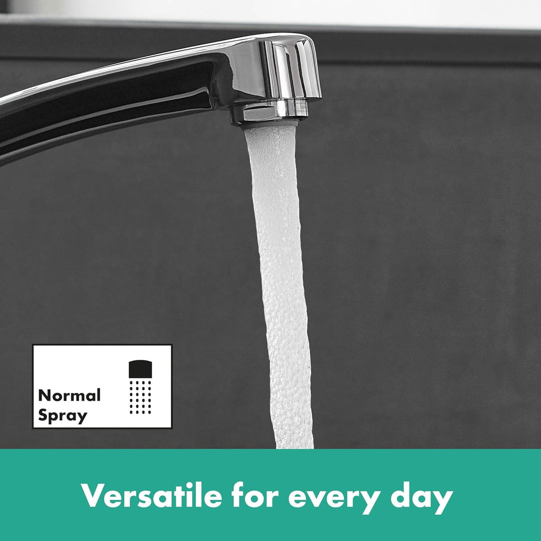 hansgrohe Set mit Küchenarmatur Focus M41, Wasserhahn Küche mit Auslauf Höhe 160mm, 360° drehbar, 1