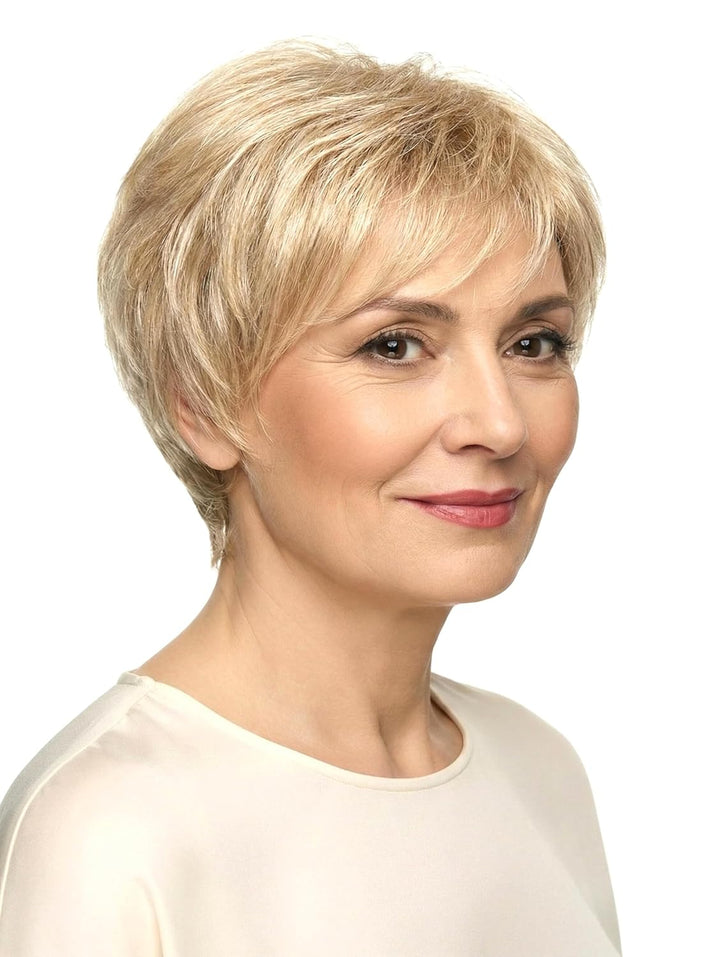 degenhardt Perücke DAVOS Deluxe Plus aus hochwertigem Kunsthaar, in Vanillablond, Vanillablond