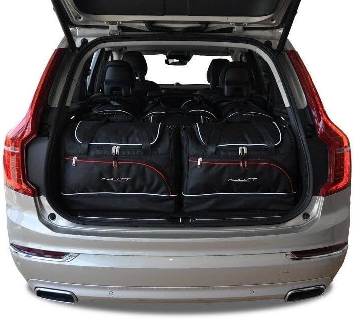 KJUST Dedizierte Kofferraumtaschen 7 STK kompatibel mit Volvo XC90 II 2014+