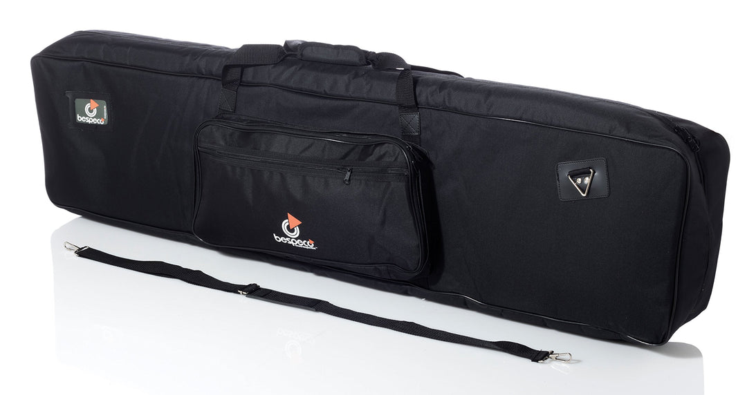 Bespeco BAG488KBY Hülle für Master Keyboards mit 88 Tasten, Schwarz
