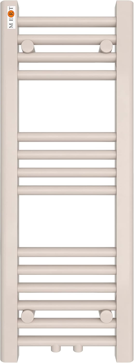 Badheizkörper Handtuchheizkörper mit Mittelanschluss weiss gerade 300x800 mm Stahl 30x80, Stahl 30x8