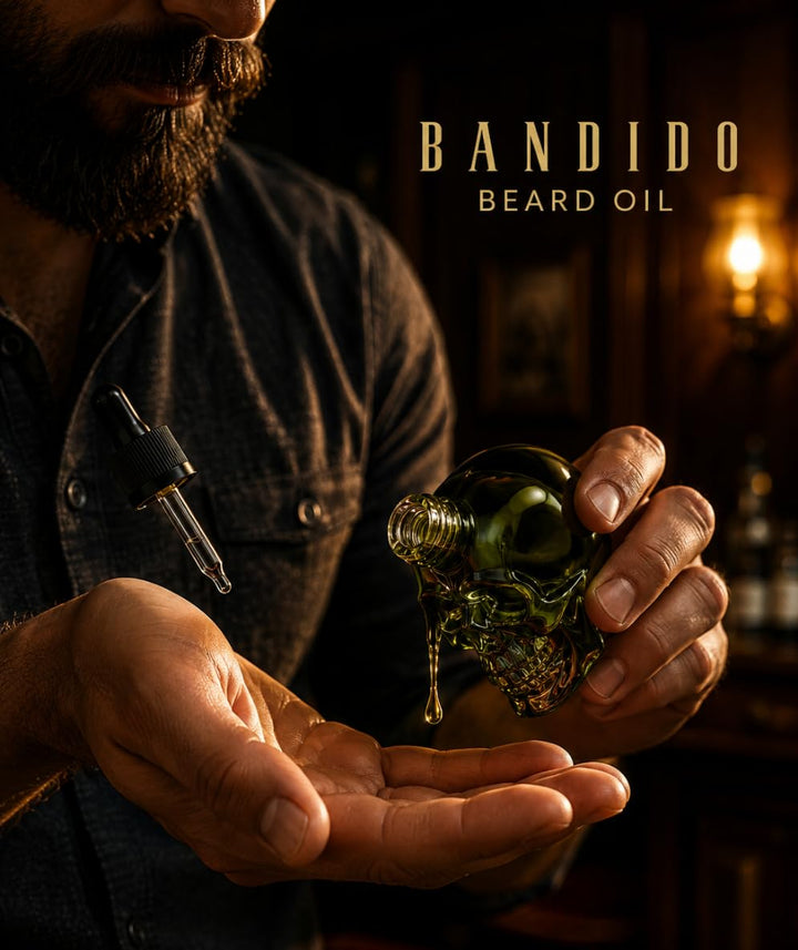 Bandido Bartöl Herren Green 40ml – Beard Oil mit Arganöl, Jojobaöl & Vitamin E – Bartpflege Öl für w