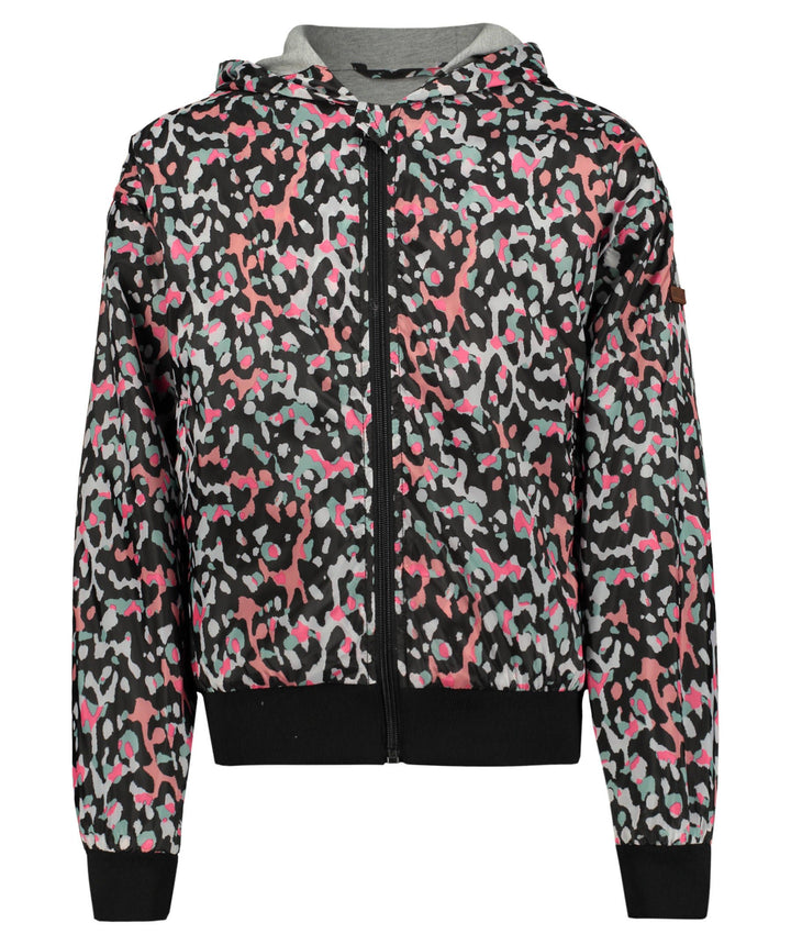Garcia Kids Mädchen Blouson Jacke mit Kapuze N82690-1755 Schwarz (Off Black) 164 (Herstellergrösse:1
