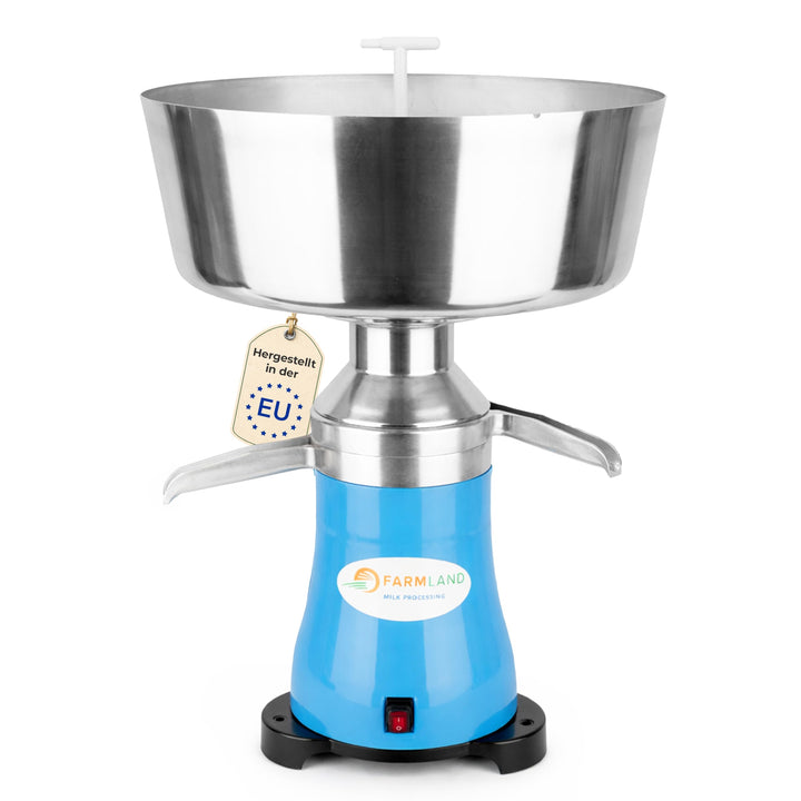 Farmland Milchzentrifuge elektrisch - Leistungsstarker Milchseparator für 140 l/h - Hochwertiger Mil