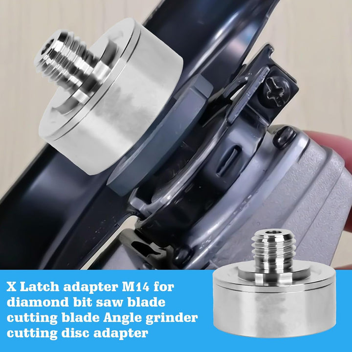 X-LOCK-Adapter auf M14-Gewinde, M14 XLock Adapter für Winkelschleifer Schneidklinge, Kern Dirll Bit