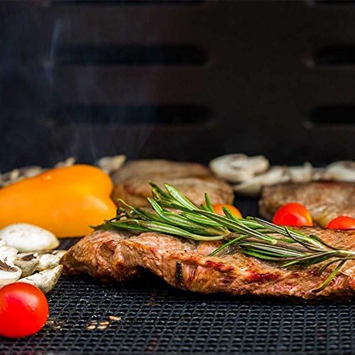 Grillmatten dauer antihaft BBQ Fettarmes Grillen Matte Bratfolie Unterlage Backmatte Non-Stick Teflo