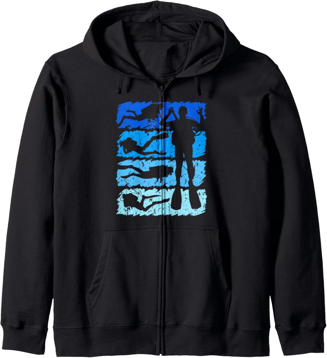 Vintage Retro Tauchen Tauchsport Taucher Kapuzenjacke