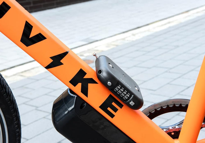 AUTO FLEX 900/2,5C Fahrradschloss – 90cm Sicherheitskabel mit Zahlenschloss – kompakt, ultraleicht &