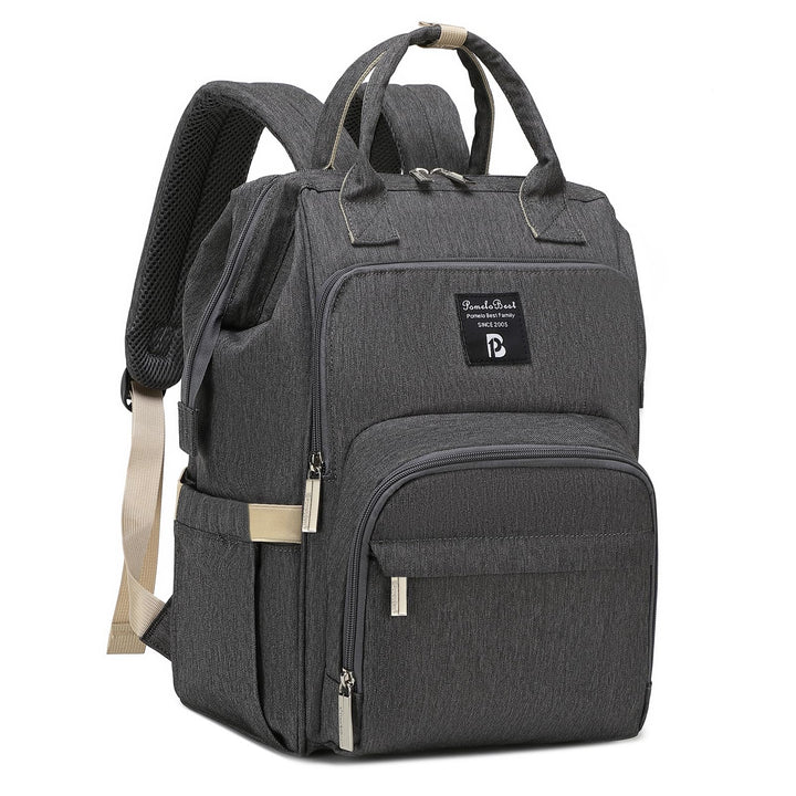 Pomelo Best Baby Wickelrucksack stylische Wickeltasche Rucksack mit Haken wasserdicht multifunktiona