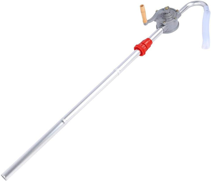 Kurbelpumpe,Heizöl Fasspumpe, Rotations-Handkurbel-Ölfass-Trommelpumpe aus Aluminiumlegierung Pumpen