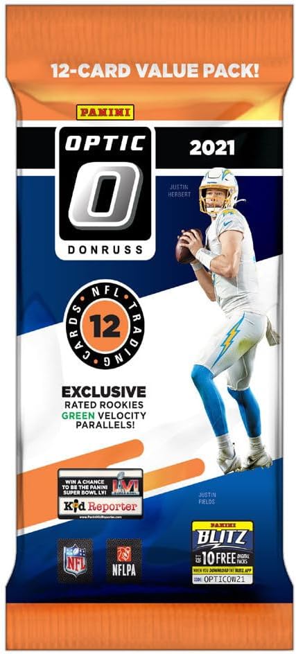 Panini 2021 Donruss Optic NFL Football Value Fat-Pack