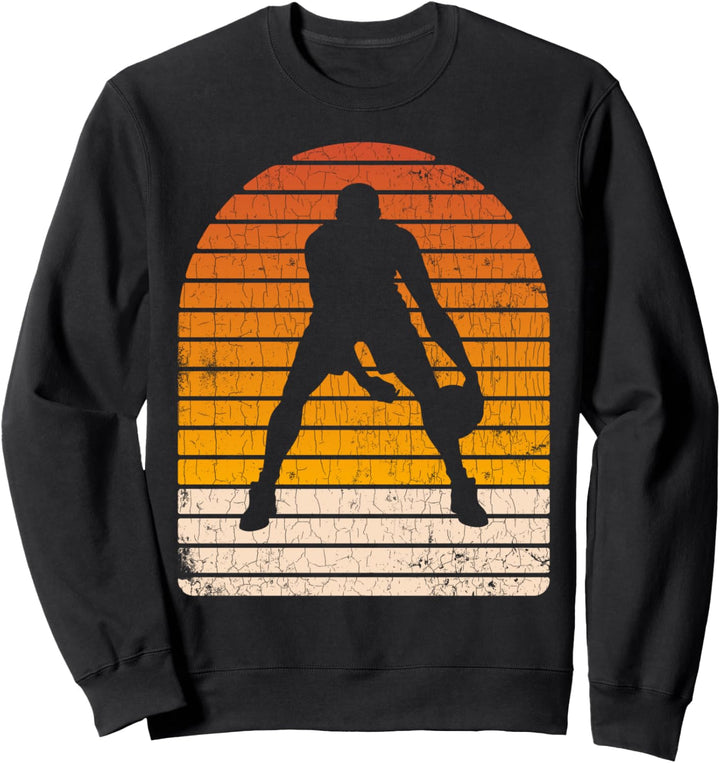 Vintage Retro Basketball-Spieler Geschenk Basketball Sweatshirt