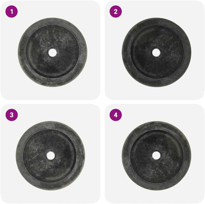 vidaXL Waschbecken Waschplatz Waschtisch Aufsatzwaschbecken Waschschale Handwaschbecken Aufsatzbecke