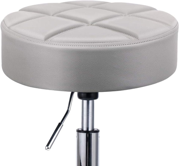 Leader Accessories Drehhocker höhenverstellbar Rollhocker Funktionaler Arbeitshocker Studiohocker im