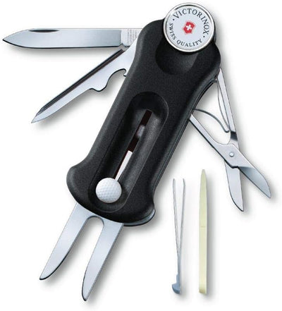 Victorinox, Schweizer Taschenmesser, Golf Tool, Multitool, Outdoor, 10 Funktionen, Klinge, gross, Re