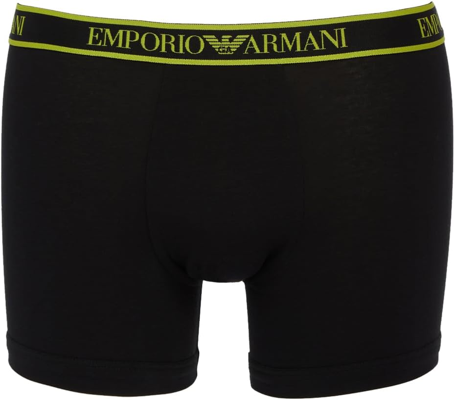 Emporio Armani Boxer 3 Pack Shorts Knit S Black/Black/Black, S Black/Black/Black
