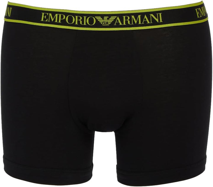 Emporio Armani Boxer 3 Pack Shorts Knit S Black/Black/Black, S Black/Black/Black