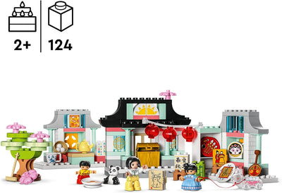 LEGO 10411 DUPLO Town Lerne etwas über die chinesische Kultur, Lernspielzeug für Kleinkinder ab 2 Ja