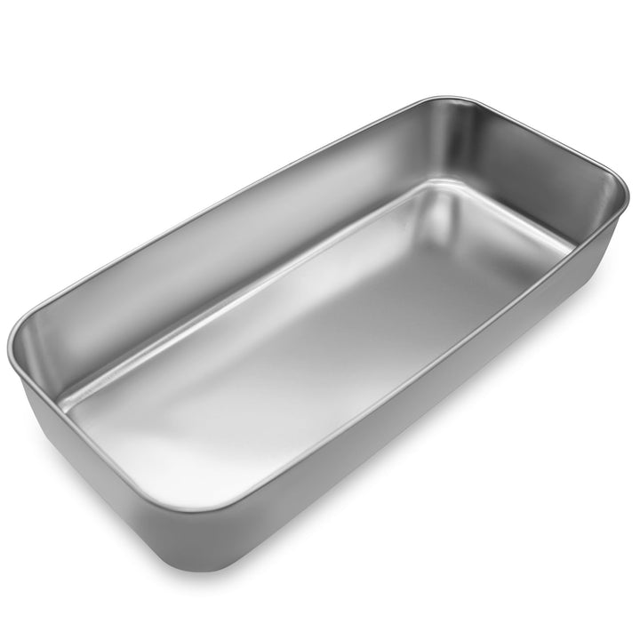 Edelstahl Brotbackform, 33 × 15 × 6 cm Kastenform Brot, Rechteckig Brotform Kastenform Backform Rrec