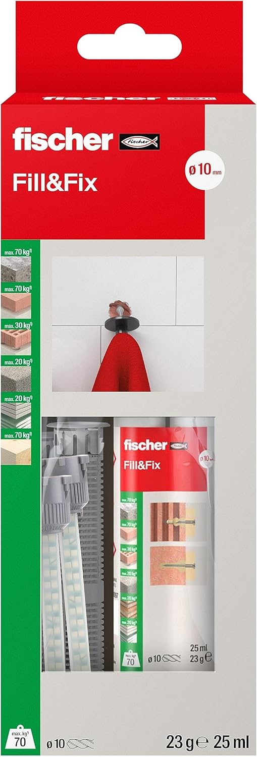 fischer Fill & Fix & 92507 Fix it P AD A 10 ST. Fill & Fix Bundle mit Fix it P AD A 10 ST., Fill & F