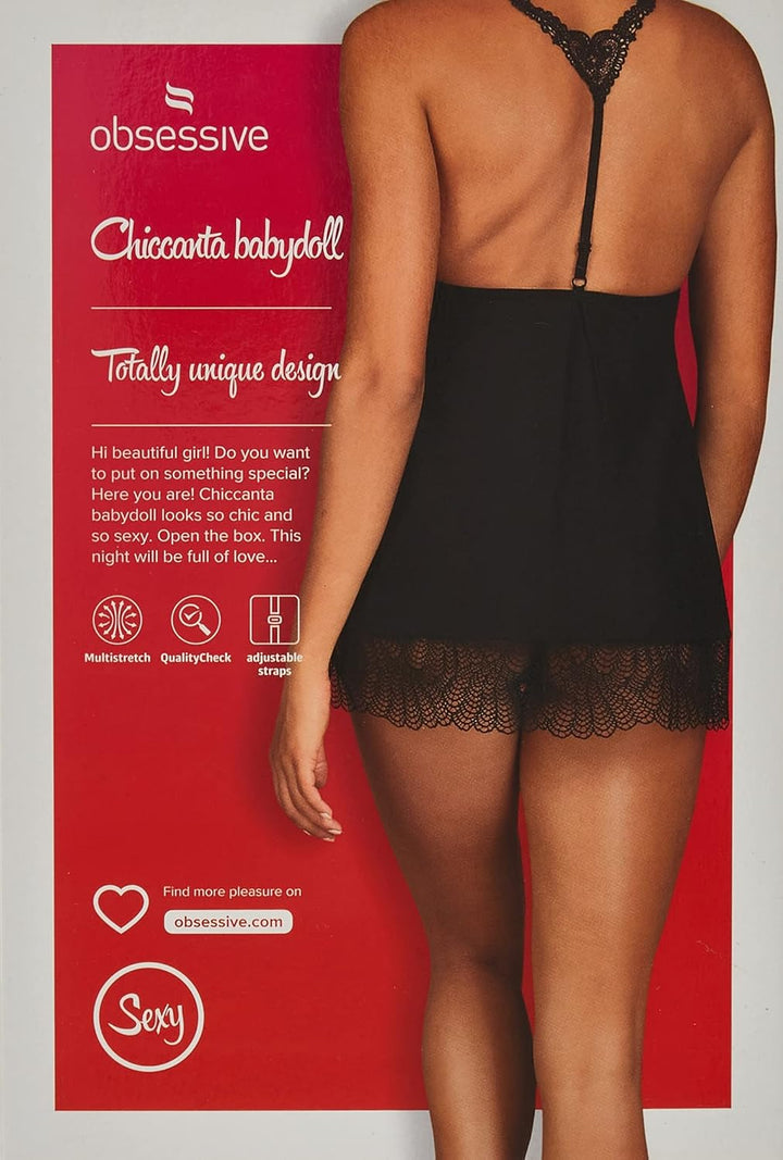 Obsessive Chiccanta Babydoll & Thong, 140 g