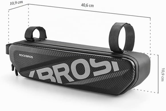 ROCKBROS Fahrrad Rahmentasche Fahrradtasche für Super 73 wasserdichte Oberrohrtasche Dreiecktasche 4