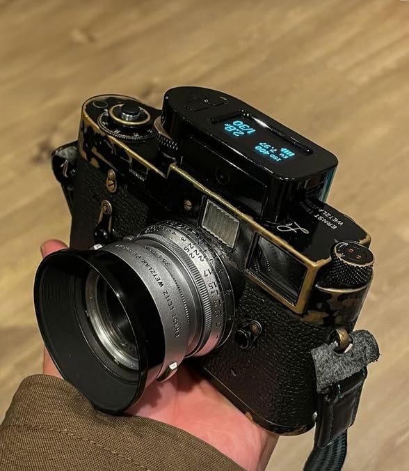 KEKS M-eter Paint Black by antonKUNZE Belichtungsmesser für Leica M Kameras