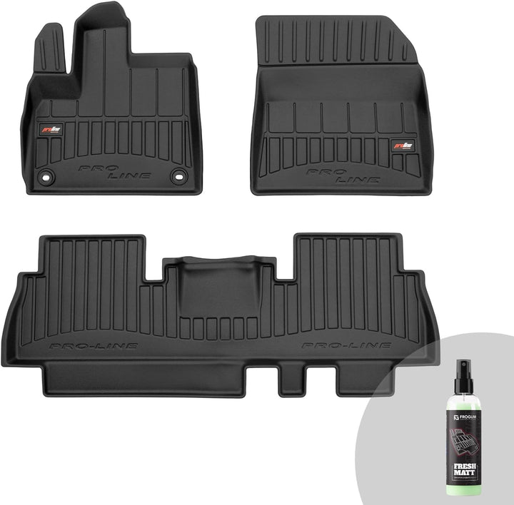 FROGUM ProLine 3D Gummimatten Exklusiven Auto Fussmatten Autofussmatten für Citroën Berlingo III ab