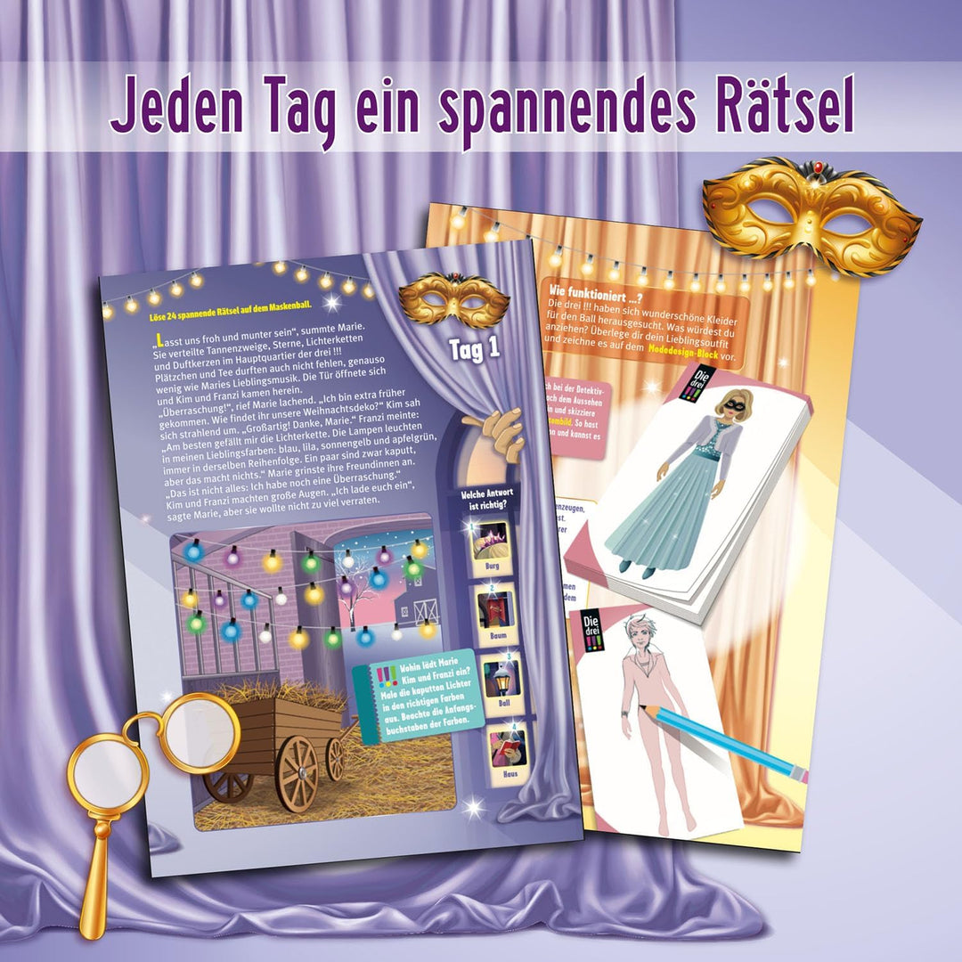 KOSMOS Die drei !!! Adventskalender 2026, Tanz der Diebe