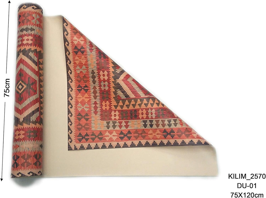 Vilber, Vinylteppich KILIM.2570 DU 01 52X140X0,22 CM Bunt 52 x 140 x 0.22 cm, Bunt 52 x 140 x 0.22 c