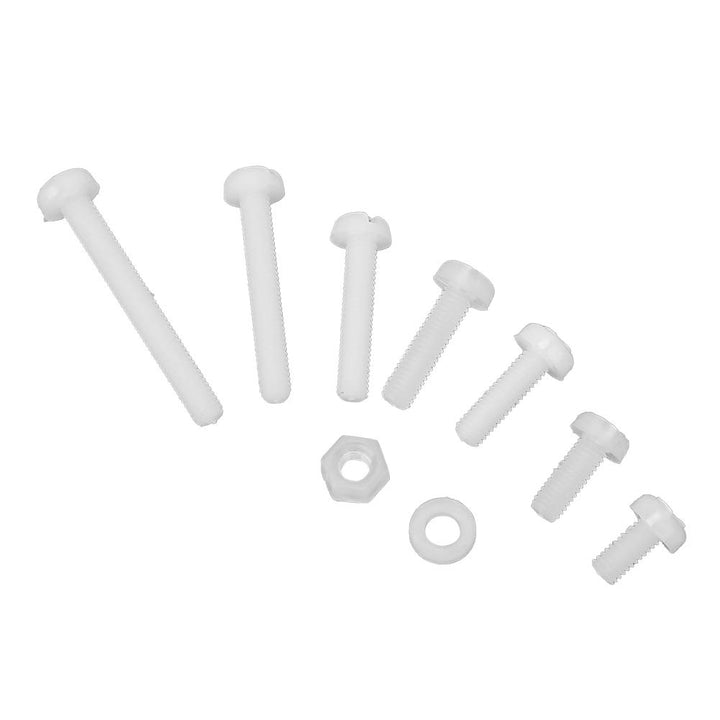 Nylon Schraube Mutter, 800 Stück M3 Nylon Schraube Mutter Set Unterlegscheibe Kombinationssatz Befes