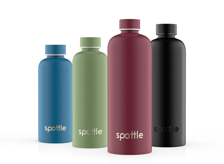 spottle Edelstahl Trinkflasche 750ml – Thermosflasche aus Metall, doppelwandig, vakuumisoliert, Kohl