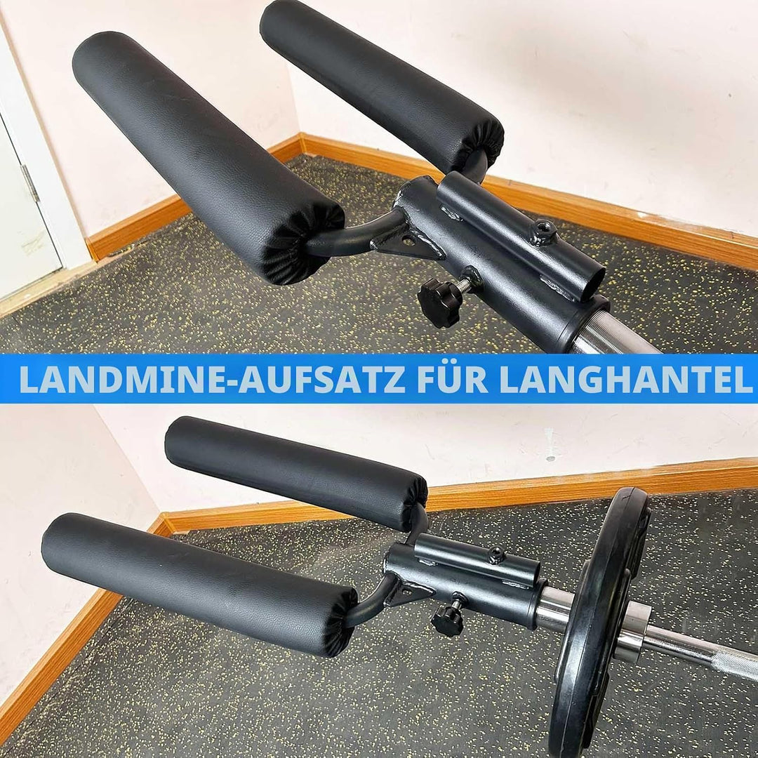 KORIKAHM Viking Press Landmine Griff für 5,1 cm olympische Langhantel, T-Bar Row Attachment Core Str