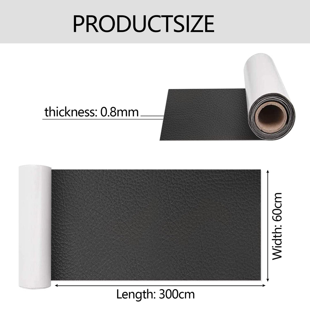 Kunstleder Selbstklebend, 60 X 300 cm Leder Reparatur Set Lederflicken Selbstklebend, Leder Repair P