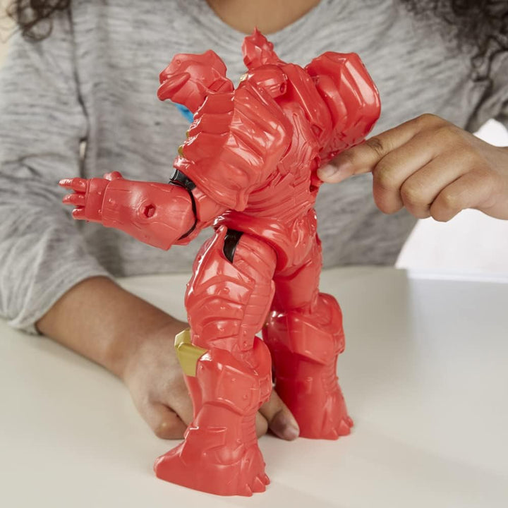 Marvel Hasbro Avengers Mech Strike Monsterjäger Jägeranzug Iron Man Spielzeug, 20 cm grosse Deluxe-F