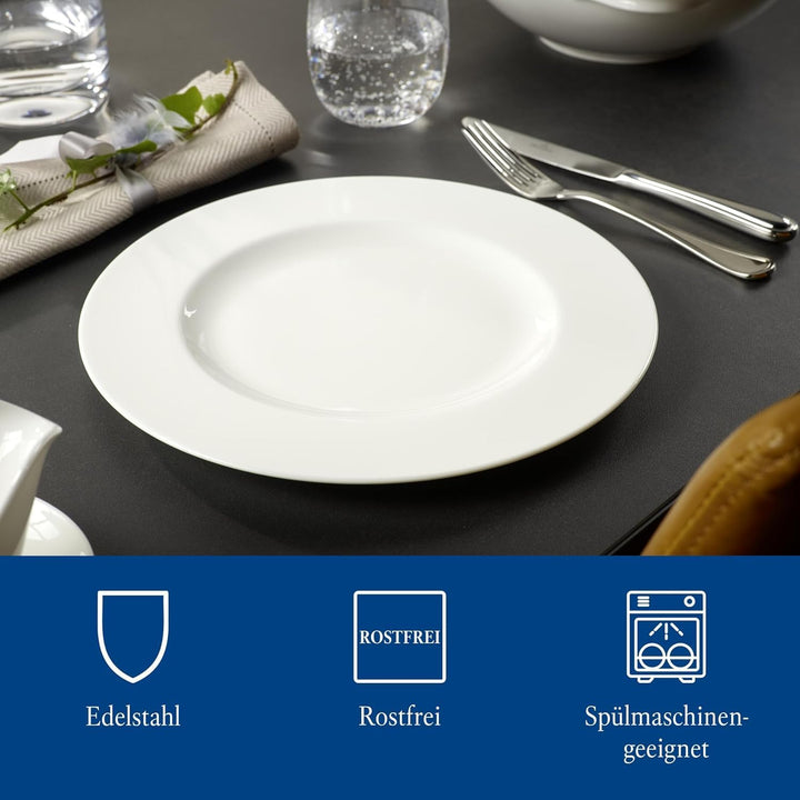 Villeroy und Boch Neufaden Merlemont Tafelbesteck für bis zu 12 Personen, 70-teilig, Edelstahl