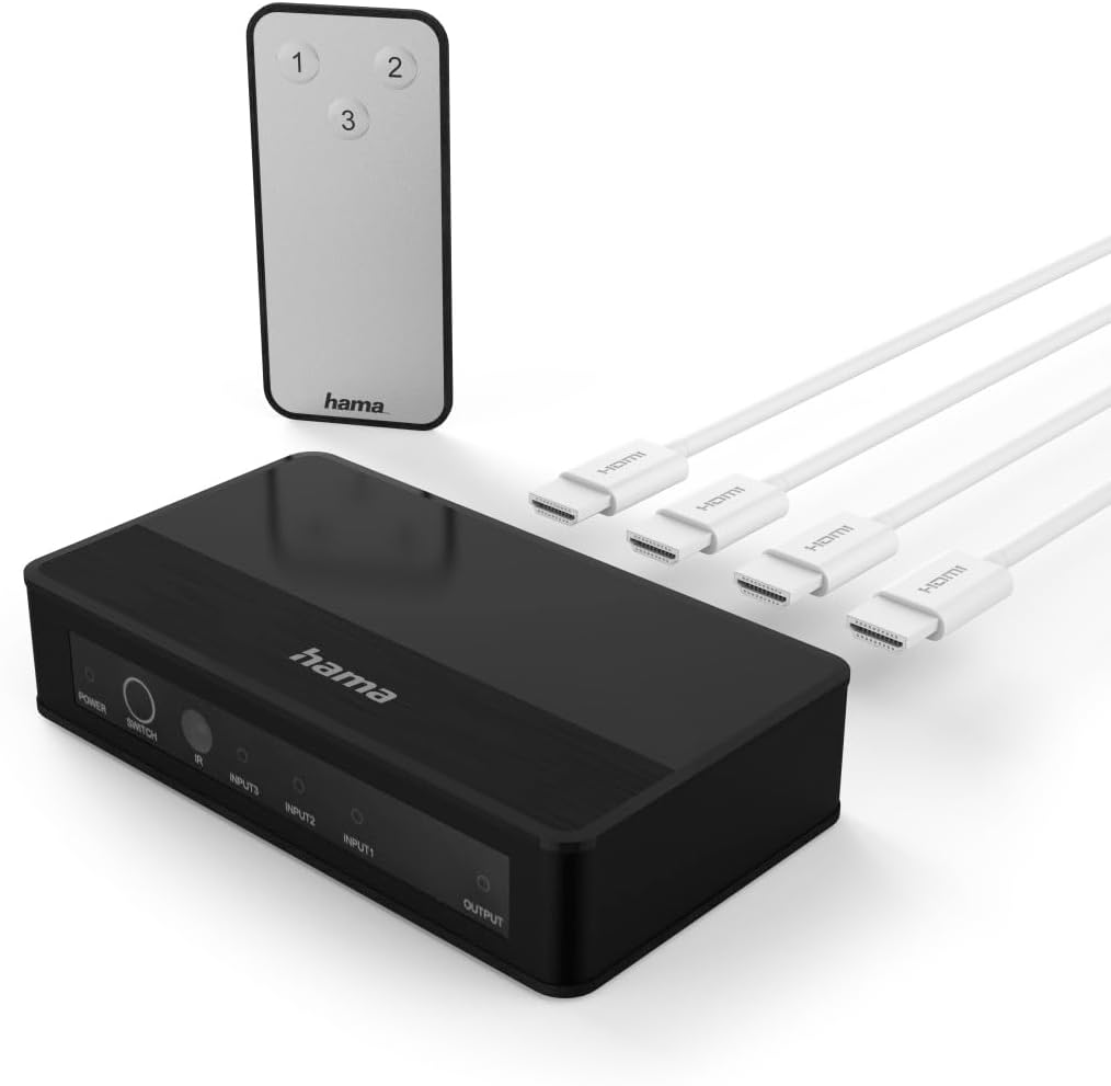 Hama 4k-HDMI™-Umschalter 3x1