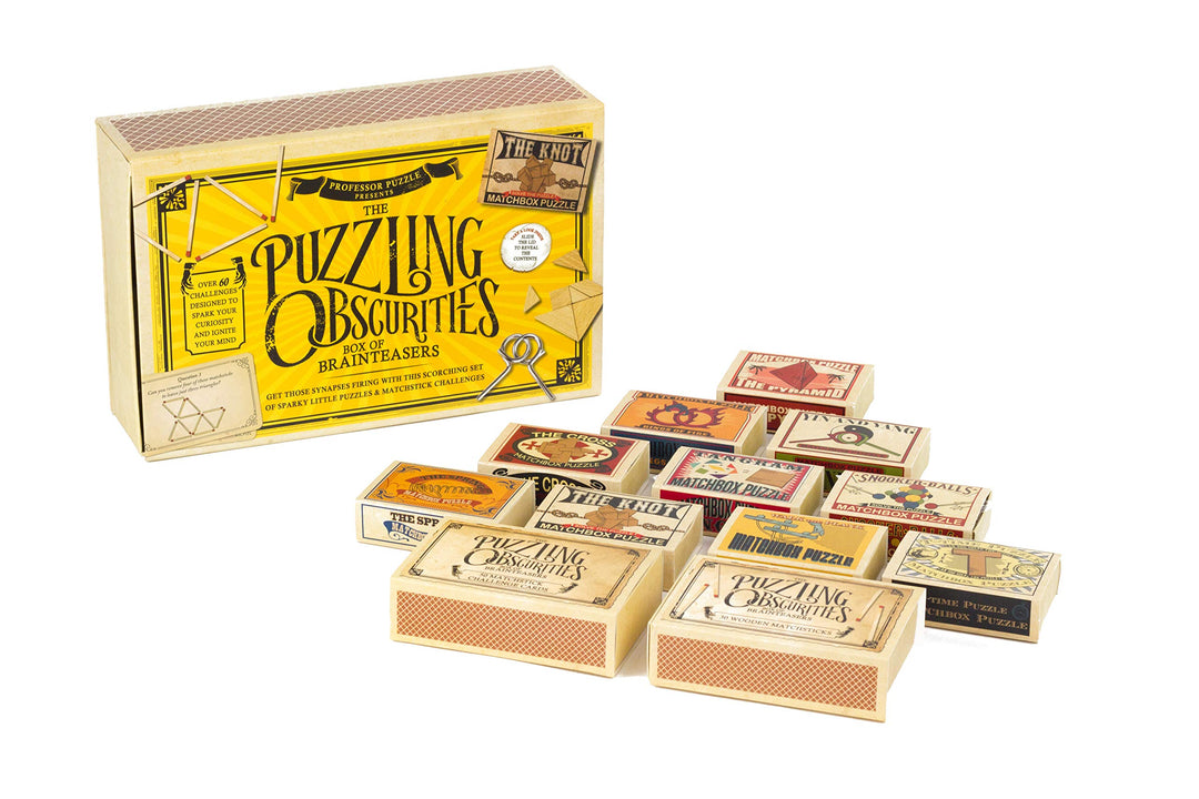 Professor PUZZLE Puzzling Obscurities, Gelb, Brain Training Puzzles