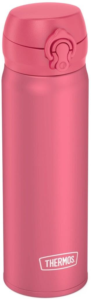 Thermos ULTRALIGHT BOTTLE 0,50 l, deep pink mat, Thermosflasche aus Edelstahl, 10 heiss / 20 h kalt,