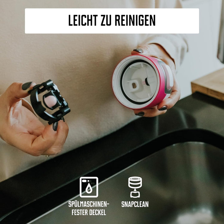Kambukka Thermobecher 300ml - Kaffeebecher to go aus Edelstahl - Auslaufsicher & dicht - Isolierbech