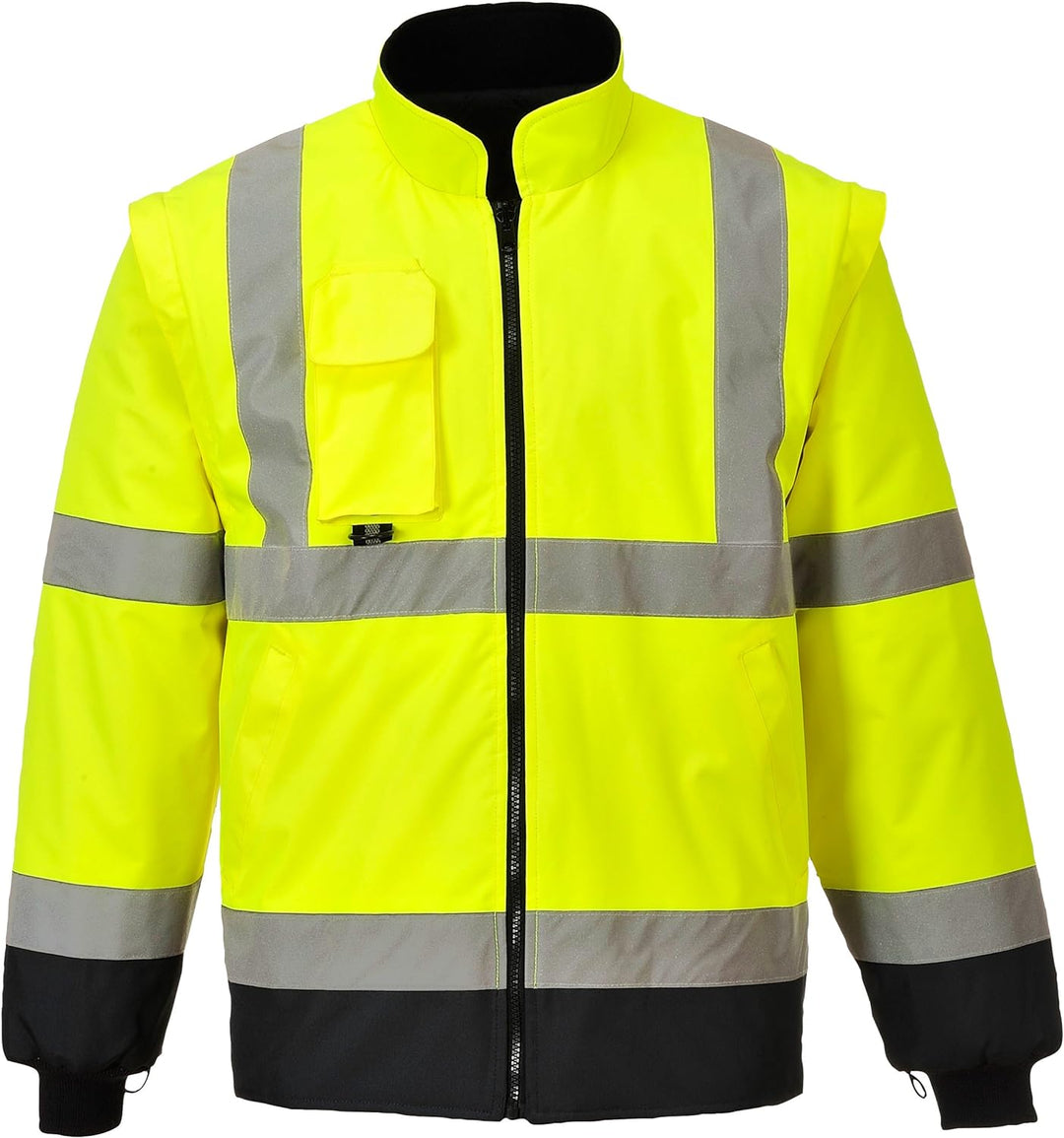 Hi-Vis 7in1 Contrast Jacket - Color: YeNa - Talla: 4XL 4XL Gelb, 4XL Gelb
