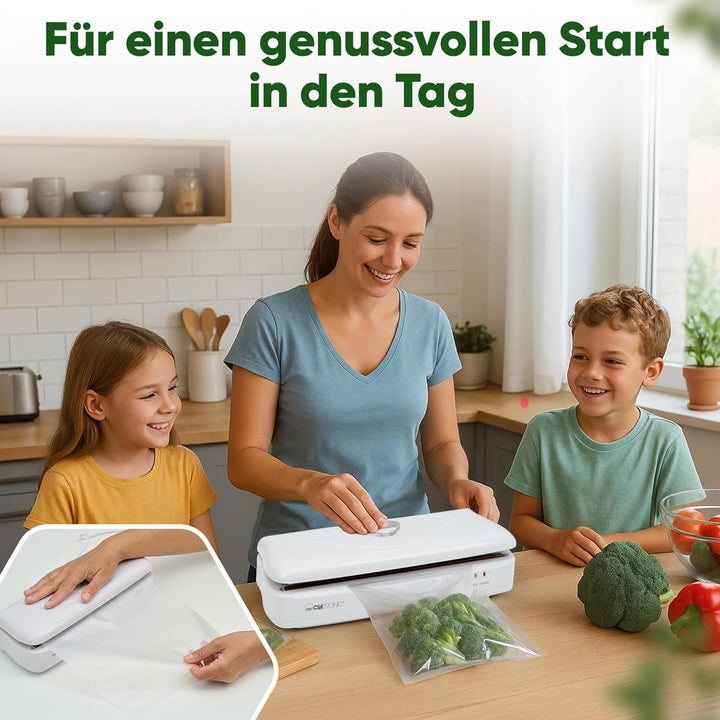 Clatronic Vakuumiergerät/Folienschweissgerät/Vakuumierer/Schweissgerät FS 3261; für Sous Vide; elekt