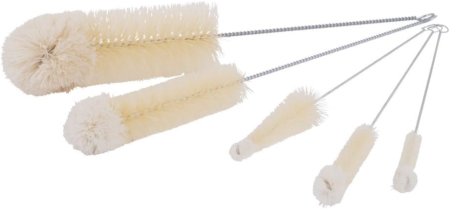 Redecker Flaschenbürsten-Set 5 teilig Haushaltsbürsten