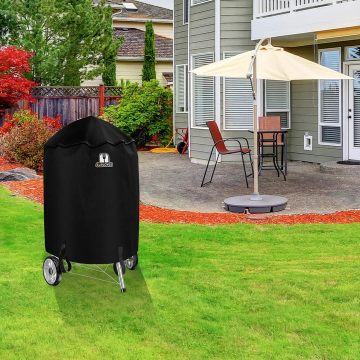 Grill Abdeckung für Weber Holzkohlegrills, 57 cm Grill Abdeckhaube für Weber Kugelgrill Grillabdecku